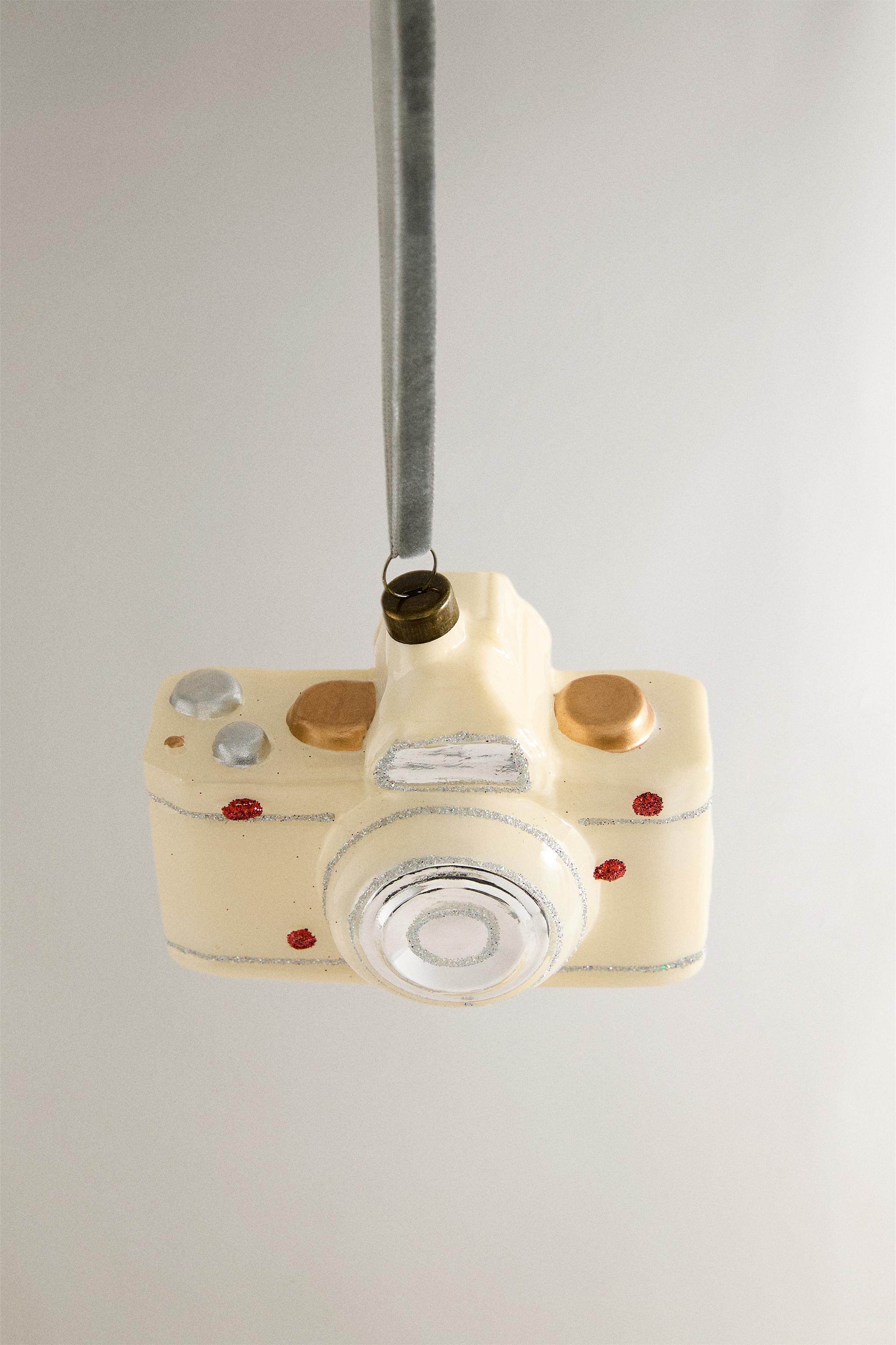 CAMERA CHRISTMAS TREE ORNAMENT
